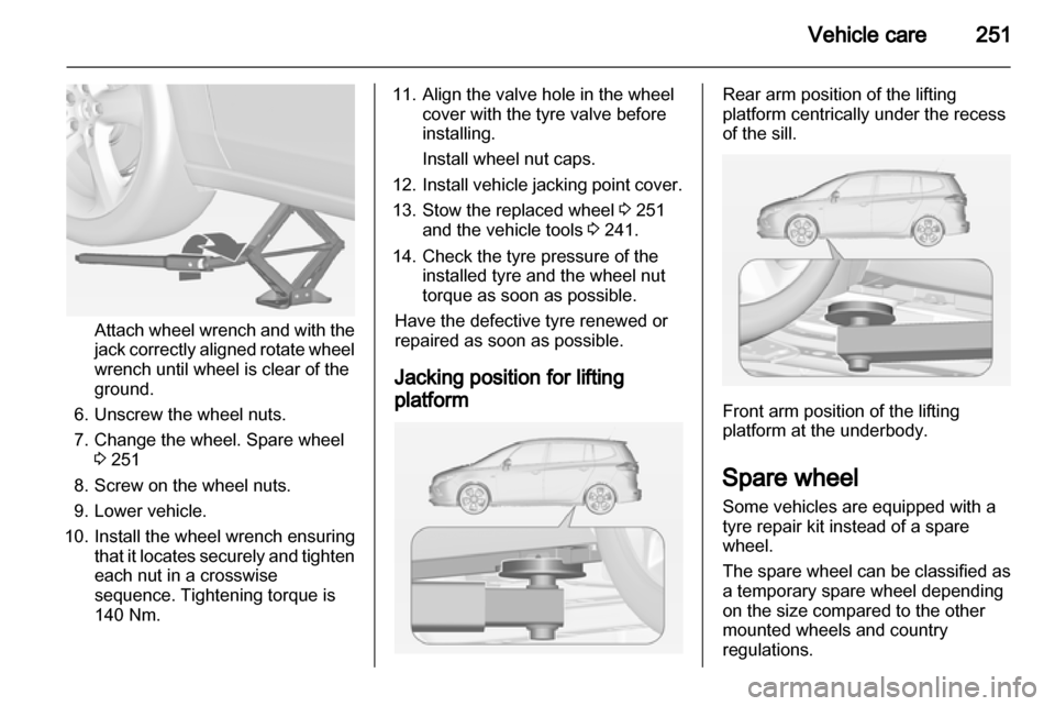 VAUXHALL ZAFIRA TOURER 2013.5  Owners Manual 