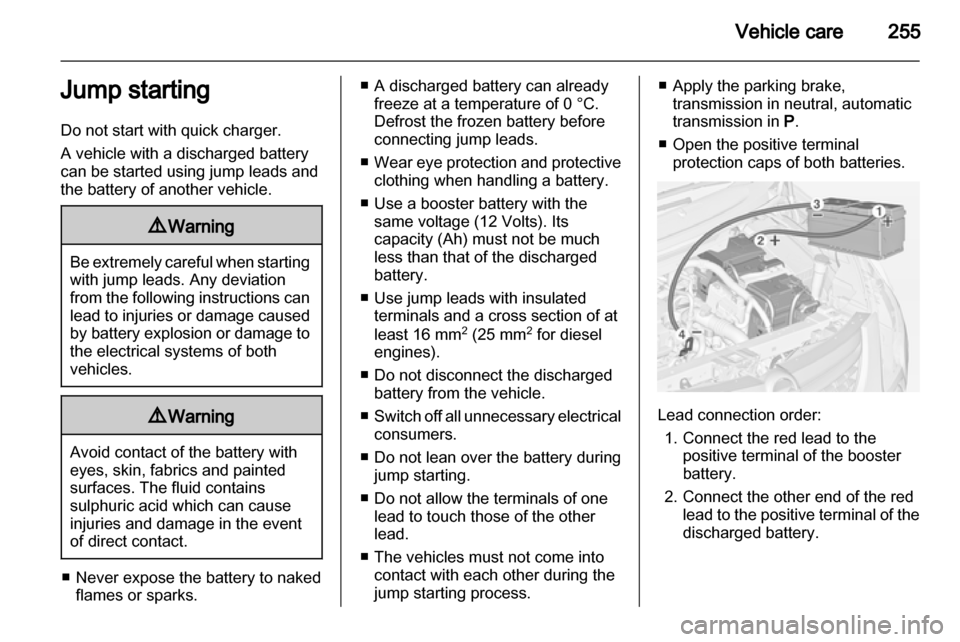 VAUXHALL ZAFIRA TOURER 2013.5  Owners Manual 