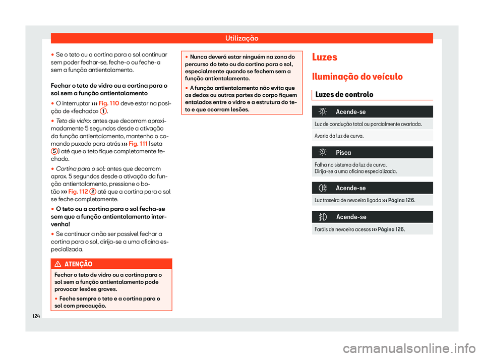 Seat Alhambra 2020  Manual do proprietário (in Portuguese)  Utilização
