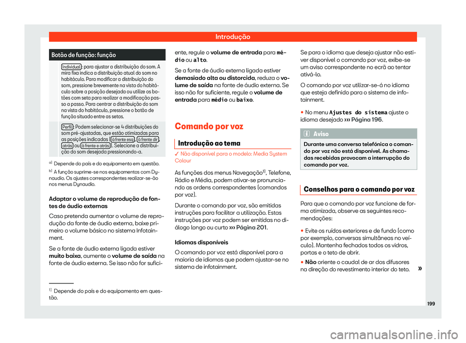 Seat Alhambra 2020  Manual do proprietário (in Portuguese)  Introdução
Bot