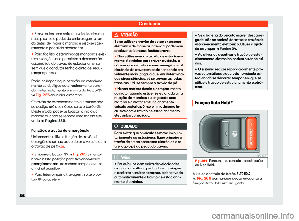 Seat Alhambra 2020  Manual do proprietário (in Portuguese)  Condução
