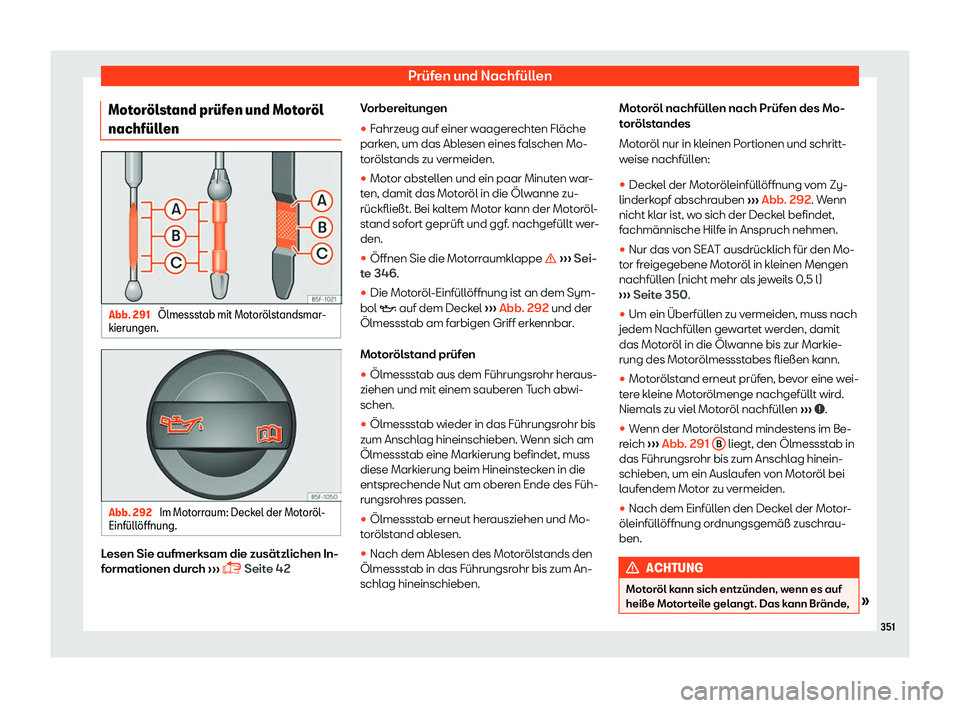 Seat Alhambra 2019  Betriebsanleitung (in German) Pr