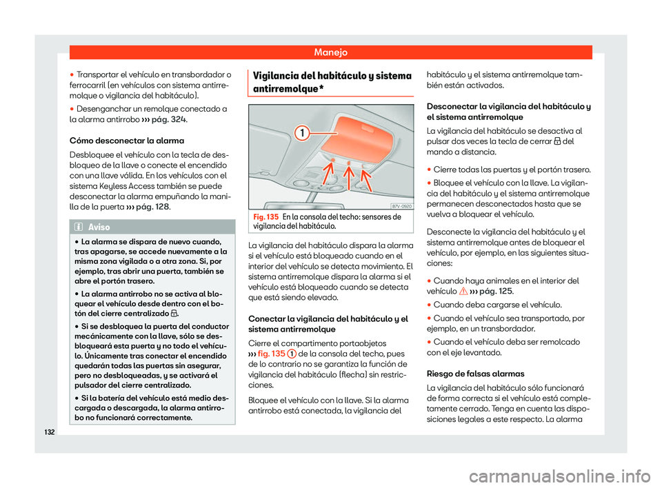 Seat Alhambra 2019  Manual del propietario (in Spanish) Manejo

