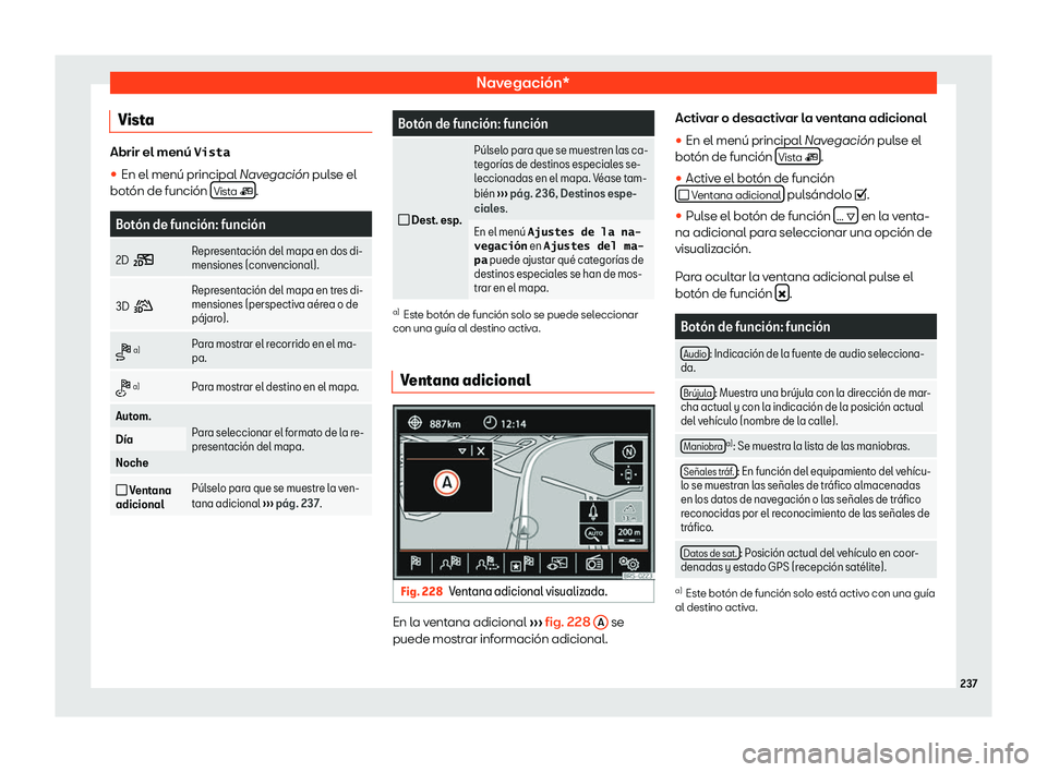 Seat Alhambra 2019  Manual del propietario (in Spanish) Navegaci