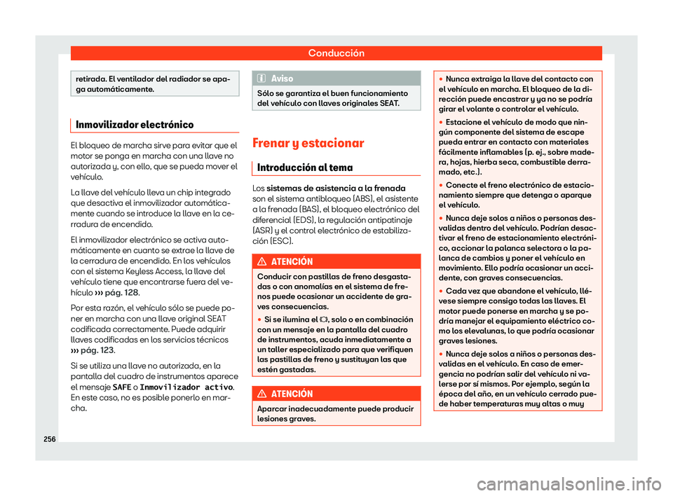 Seat Alhambra 2019  Manual del propietario (in Spanish) Conducci