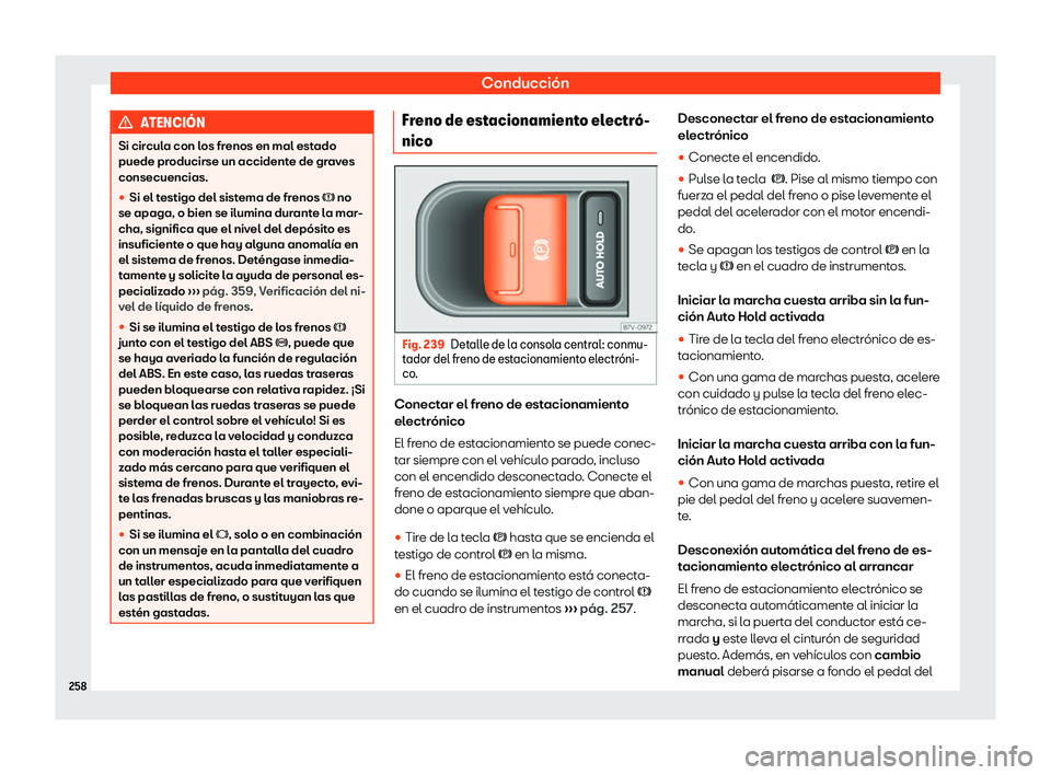 Seat Alhambra 2019  Manual del propietario (in Spanish) Conducci