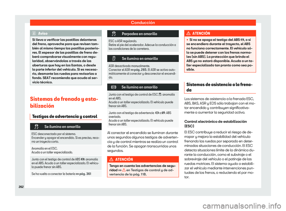 Seat Alhambra 2019  Manual del propietario (in Spanish) Conducci