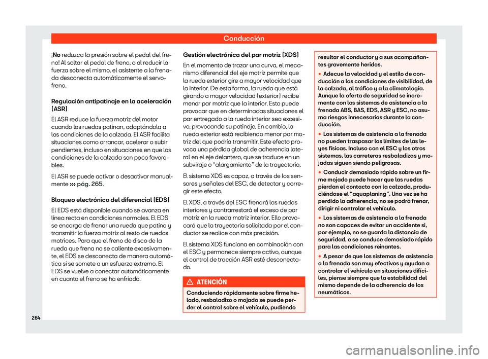 Seat Alhambra 2019  Manual del propietario (in Spanish) Conducci