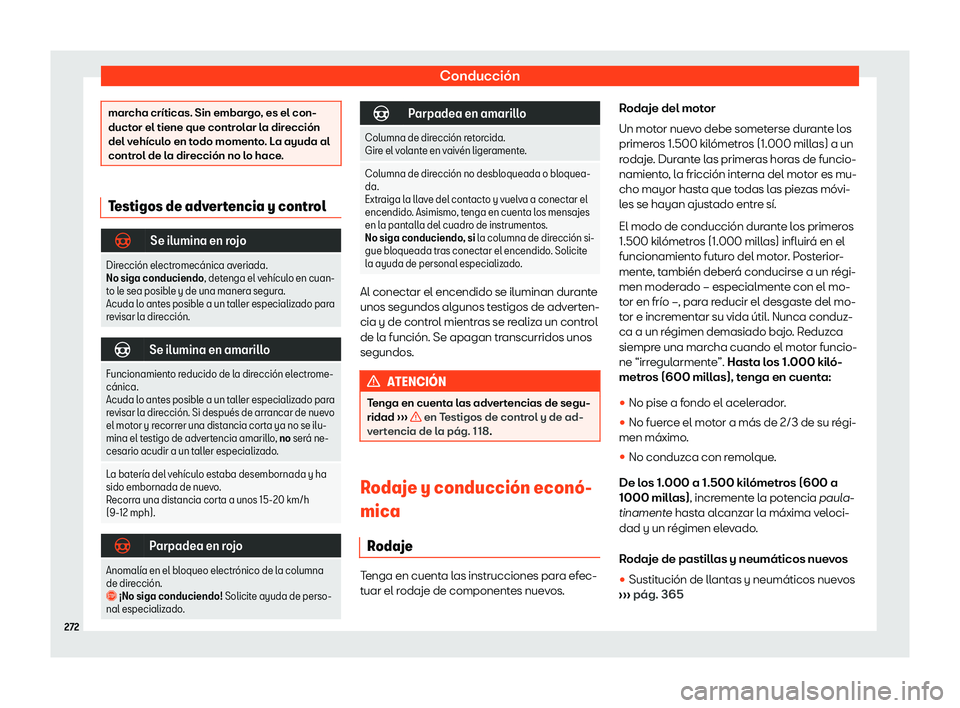 Seat Alhambra 2019  Manual del propietario (in Spanish) Conducci