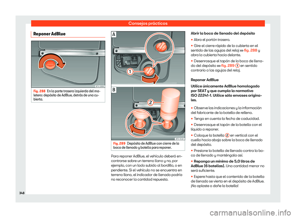 Seat Alhambra 2019  Manual del propietario (in Spanish) Consejos pr