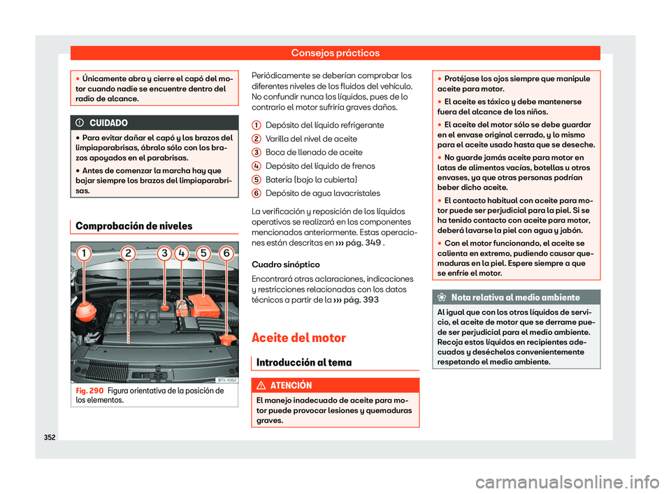 Seat Alhambra 2019  Manual del propietario (in Spanish) Consejos pr
