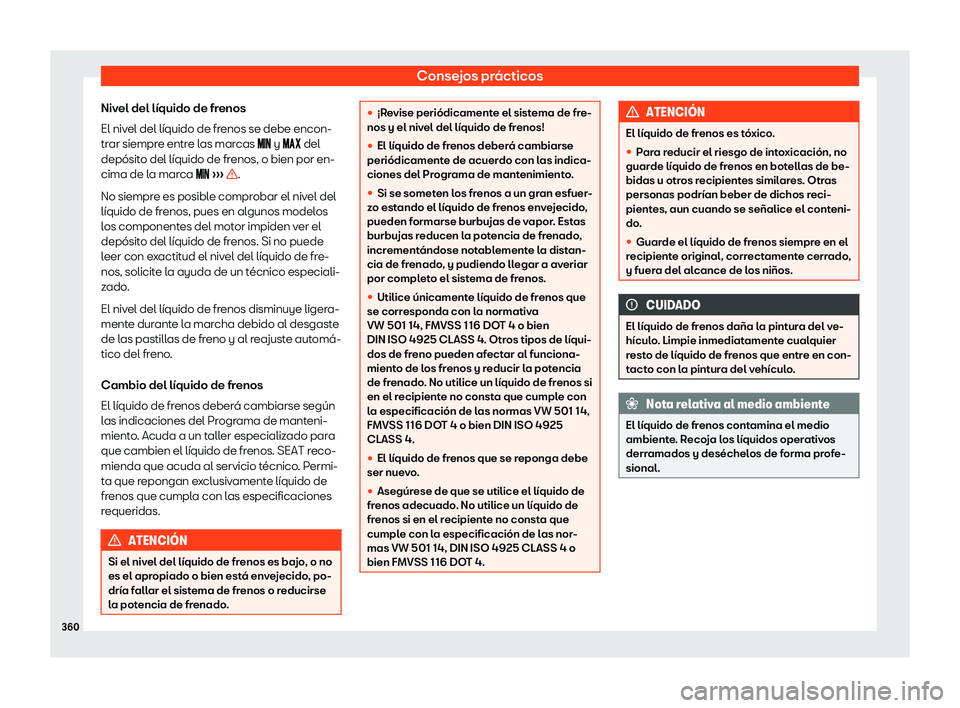 Seat Alhambra 2019  Manual del propietario (in Spanish) Consejos pr