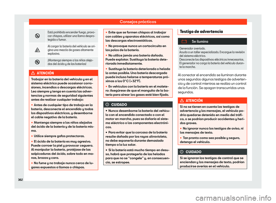 Seat Alhambra 2019  Manual del propietario (in Spanish) Consejos pr