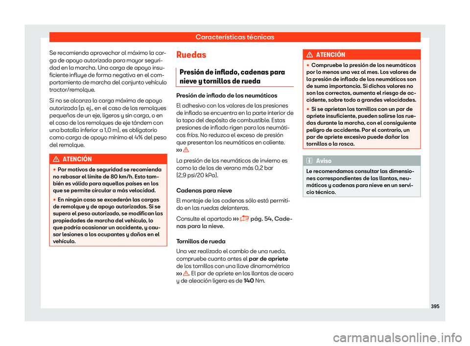 Seat Alhambra 2019  Manual del propietario (in Spanish) Caracter