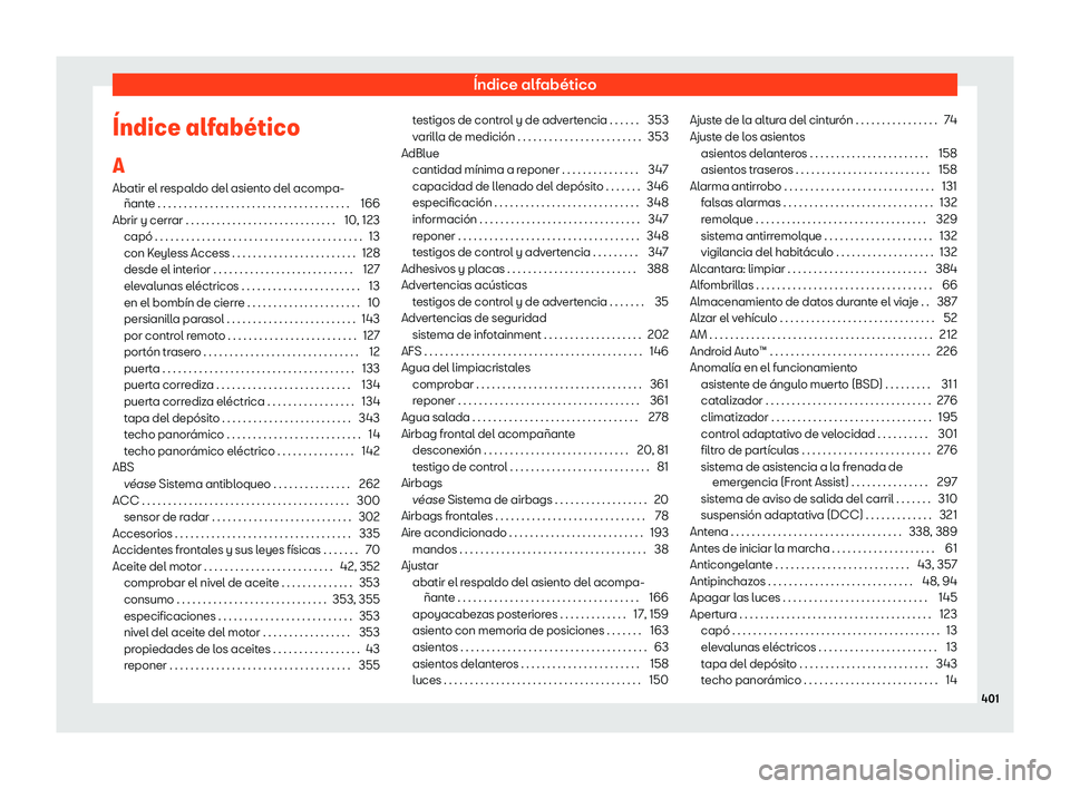 Seat Alhambra 2019  Manual del propietario (in Spanish) 