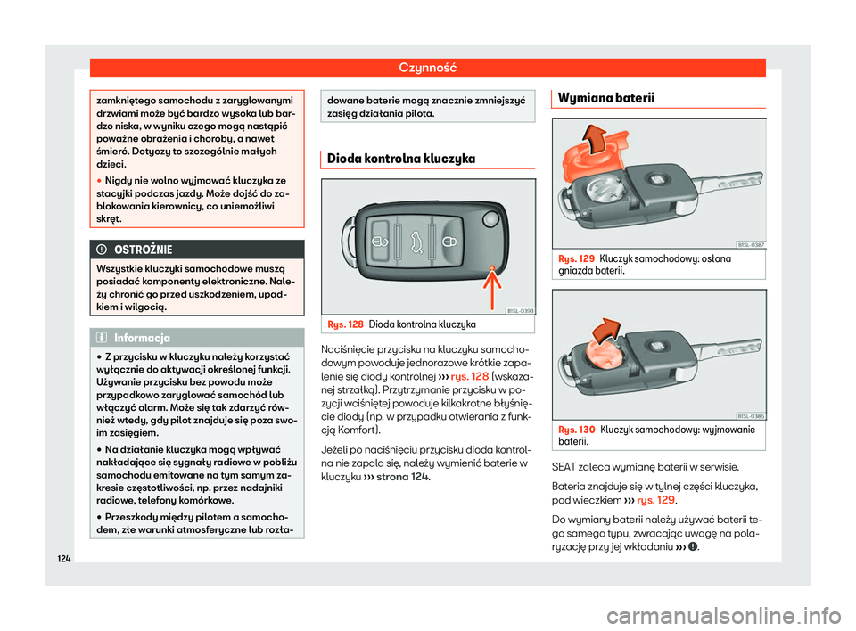 Seat Alhambra 2019  Instrukcja Obsługi (in Polish) Czynno