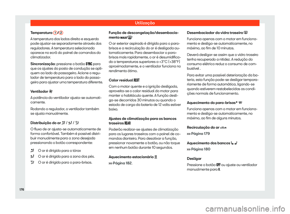Seat Alhambra 2019  Manual do proprietário (in Portuguese)  Utiliza