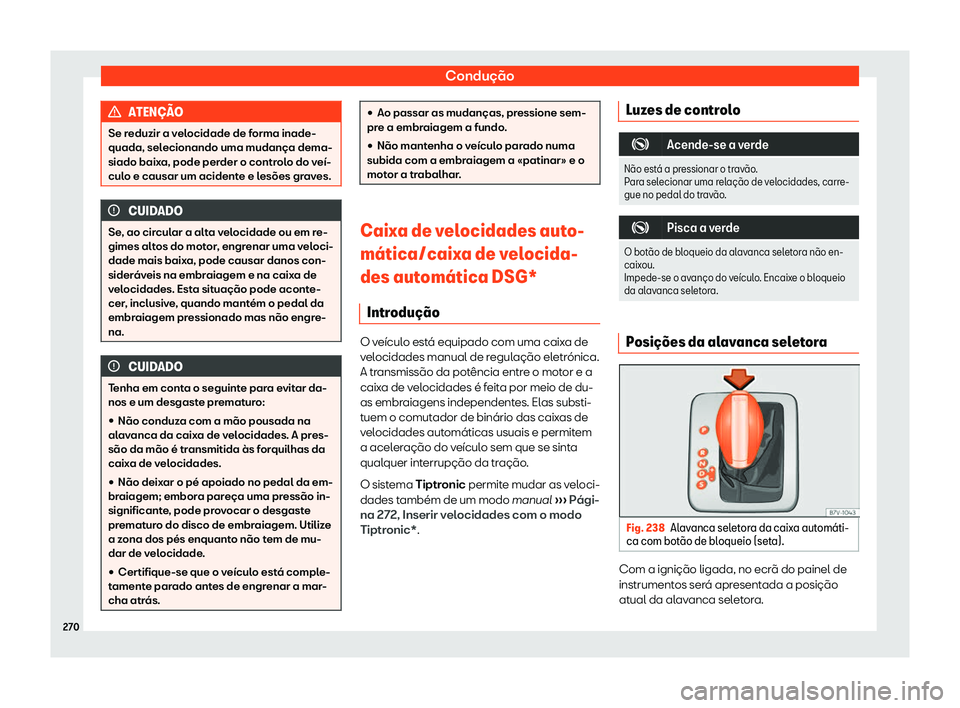 Seat Alhambra 2019  Manual do proprietário (in Portuguese)  Condu