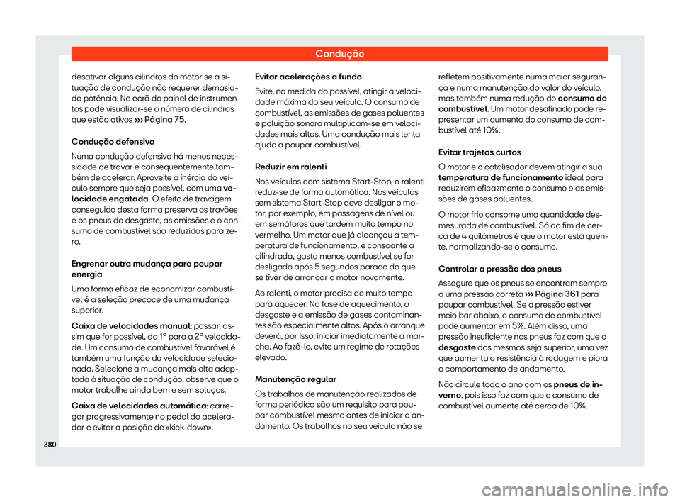 Seat Alhambra 2019  Manual do proprietário (in Portuguese)  Condu