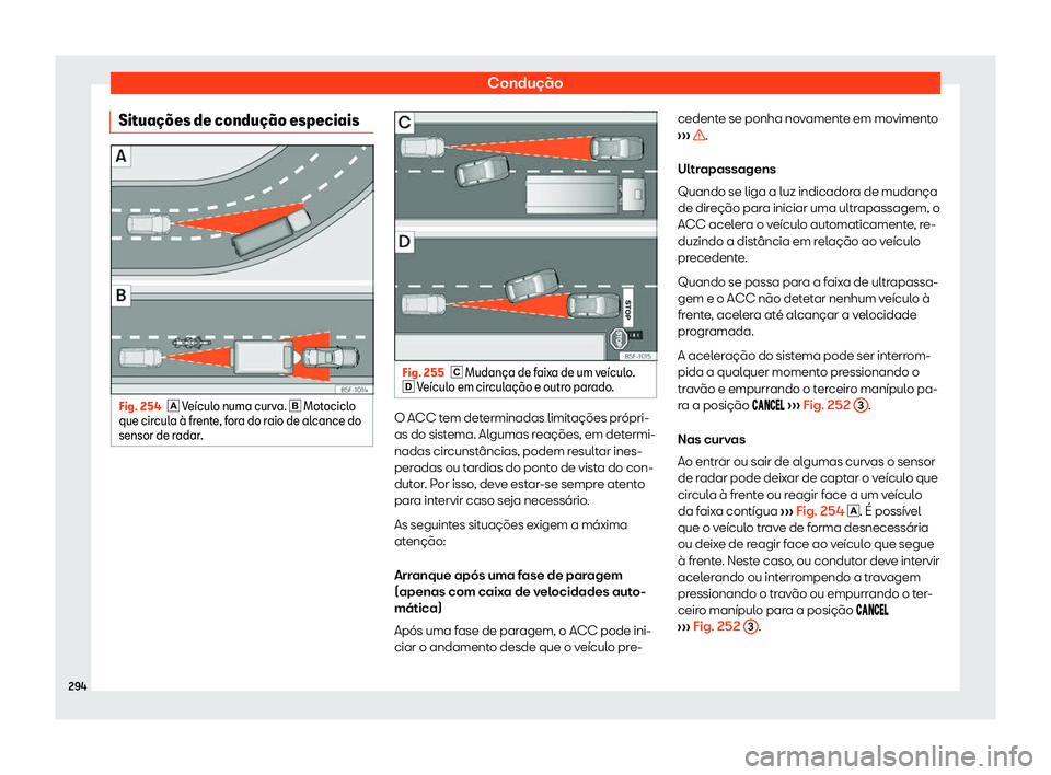 Seat Alhambra 2019  Manual do proprietário (in Portuguese)  Condu