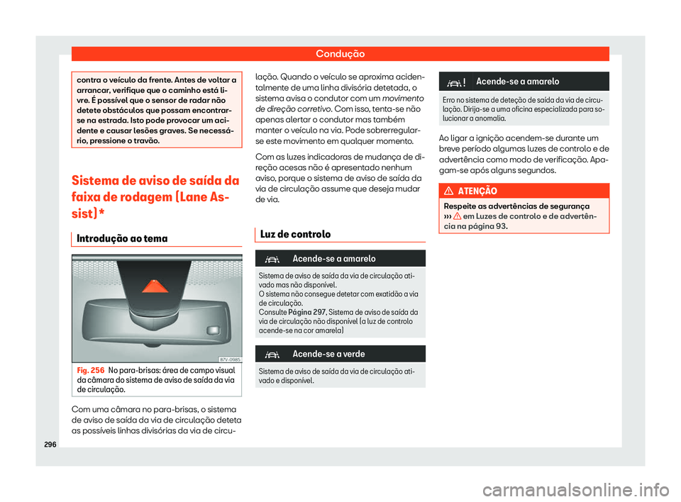 Seat Alhambra 2019  Manual do proprietário (in Portuguese)  Condu
