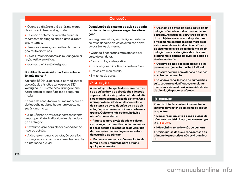 Seat Alhambra 2019  Manual do proprietário (in Portuguese)  Condu