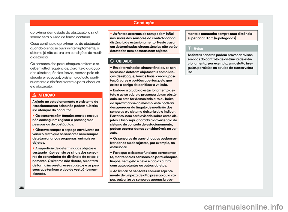 Seat Alhambra 2019  Manual do proprietário (in Portuguese)  Condu