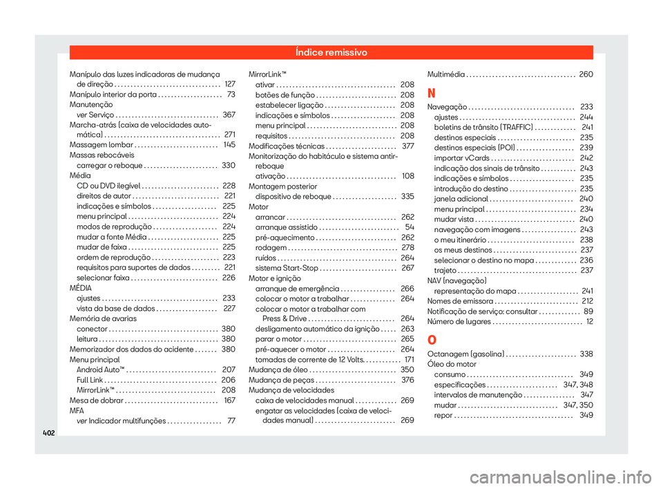 Seat Alhambra 2019  Manual do proprietário (in Portuguese)  