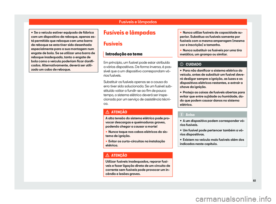 Seat Alhambra 2019  Manual do proprietário (in Portuguese)  Fus