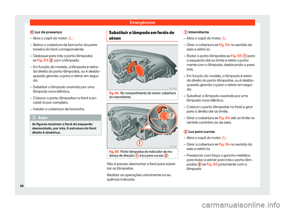 Seat Alhambra 2019  Manual do proprietário (in Portuguese)  Emerg