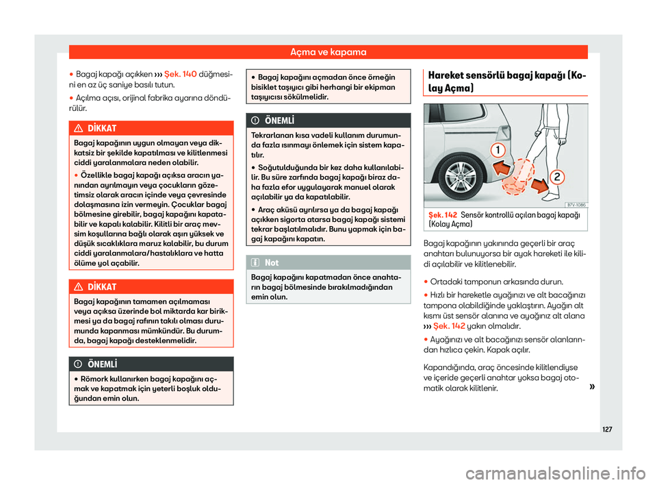 Seat Alhambra 2019  Kullanım Kılavuzu (in Turkish) A
