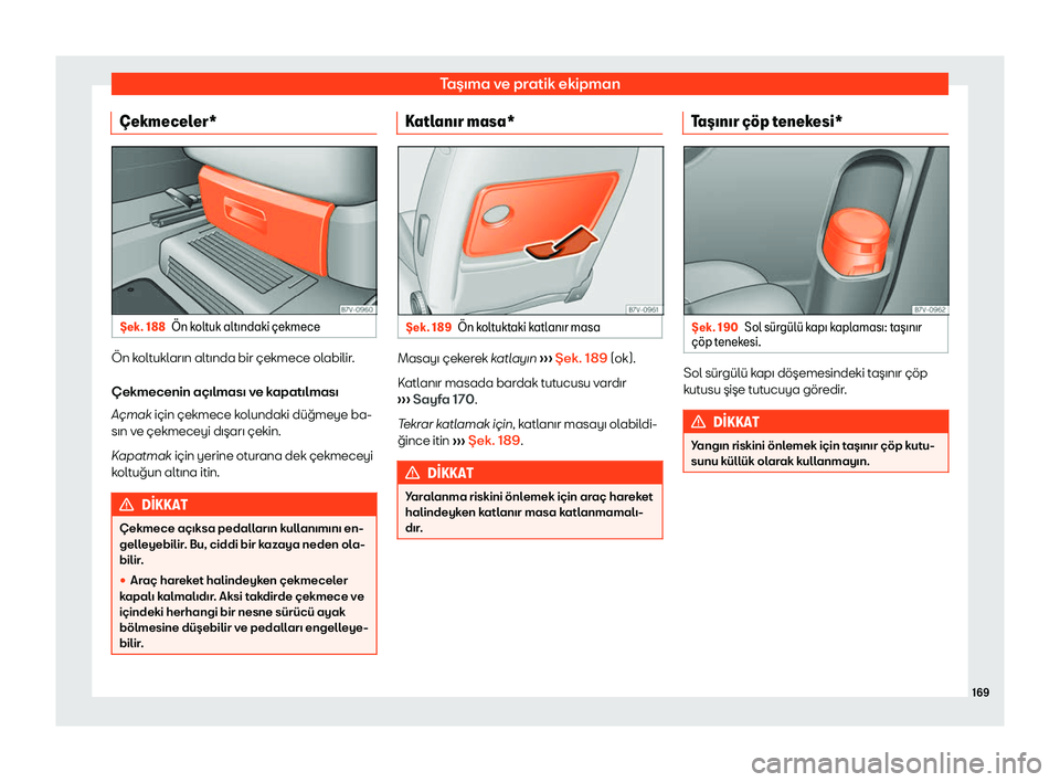 Seat Alhambra 2019  Kullanım Kılavuzu (in Turkish) Ta