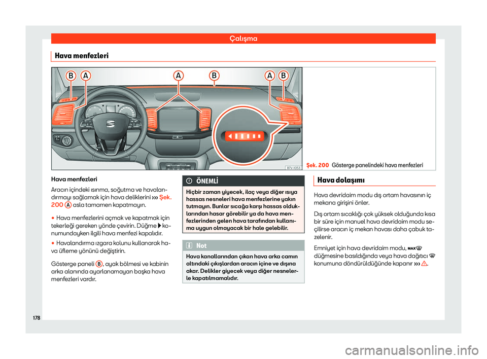 Seat Alhambra 2019  Kullanım Kılavuzu (in Turkish) 