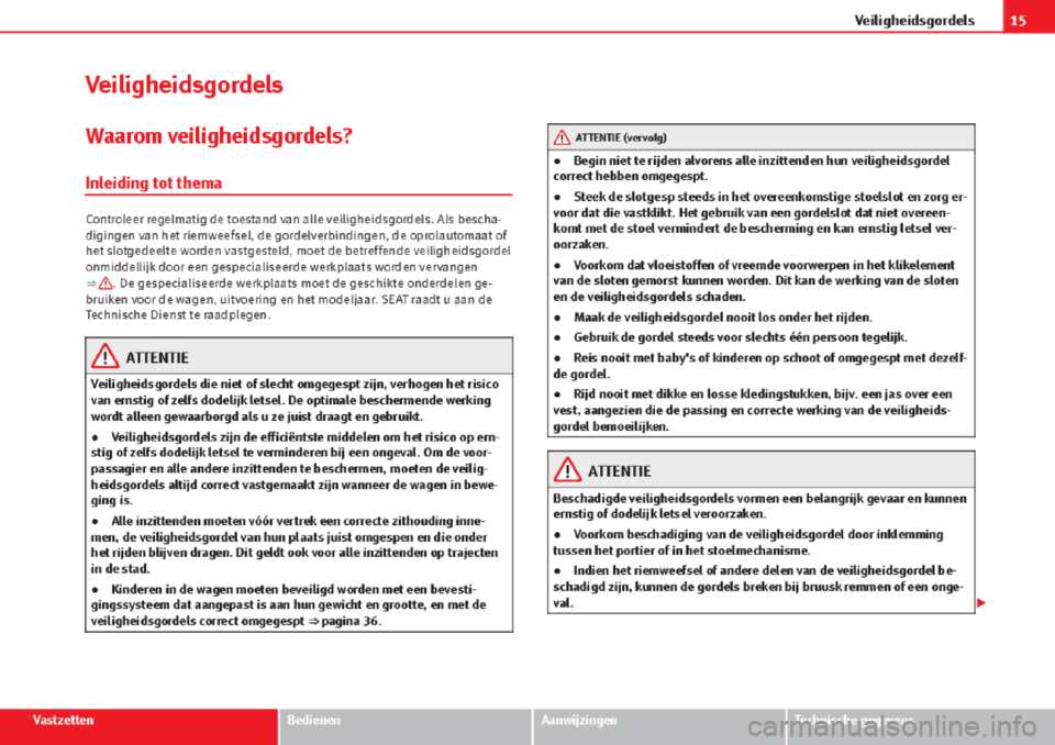 Seat Alhambra 2015  Handleiding (in Dutch) 