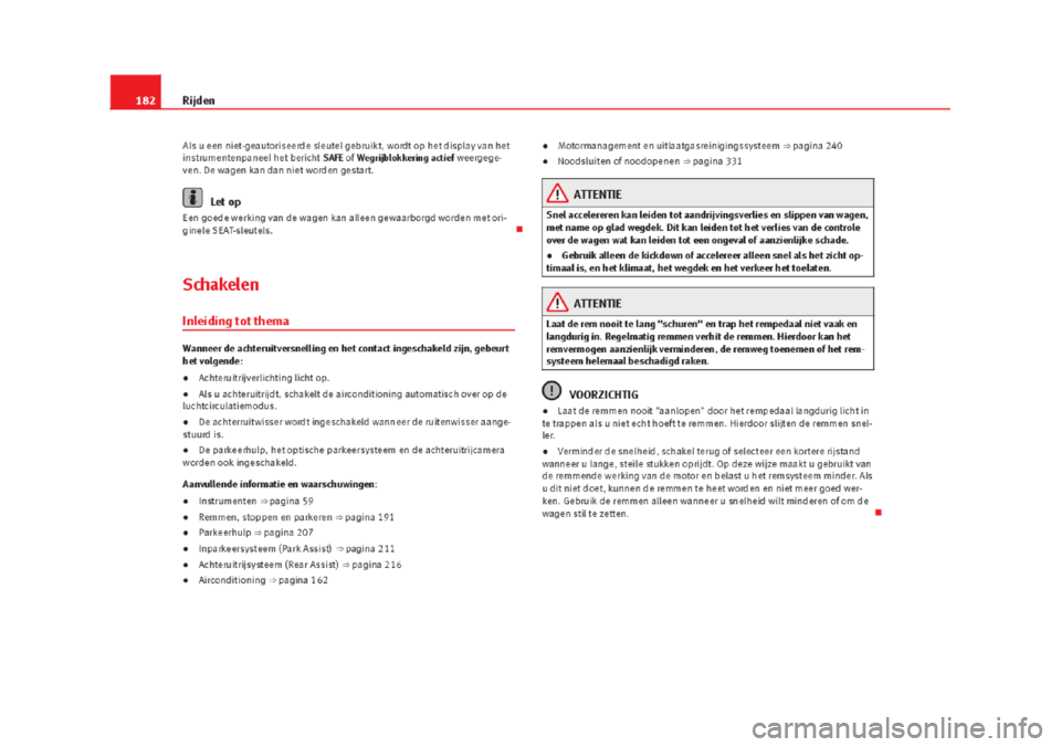 Seat Alhambra 2015  Handleiding (in Dutch) 