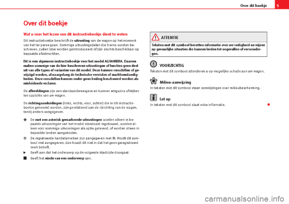 Seat Alhambra 2015  Handleiding (in Dutch) 