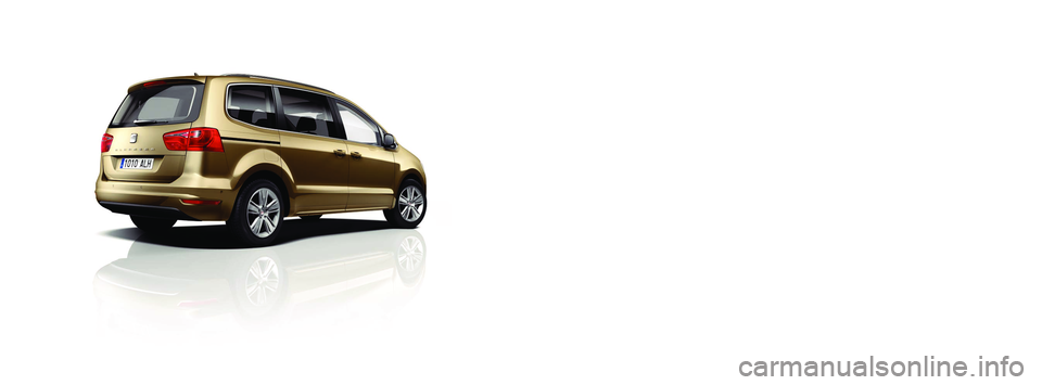 Seat Alhambra 2011  Betriebsanleitung (in German) SEAT S.A. se preocupa constantemente por mantener todos sus tipos y  modelos en un desarrollo continuo. Por ello le rogamos q ue com-
prenda q ue, en cualq uier momento, puedan producirse modif icacio