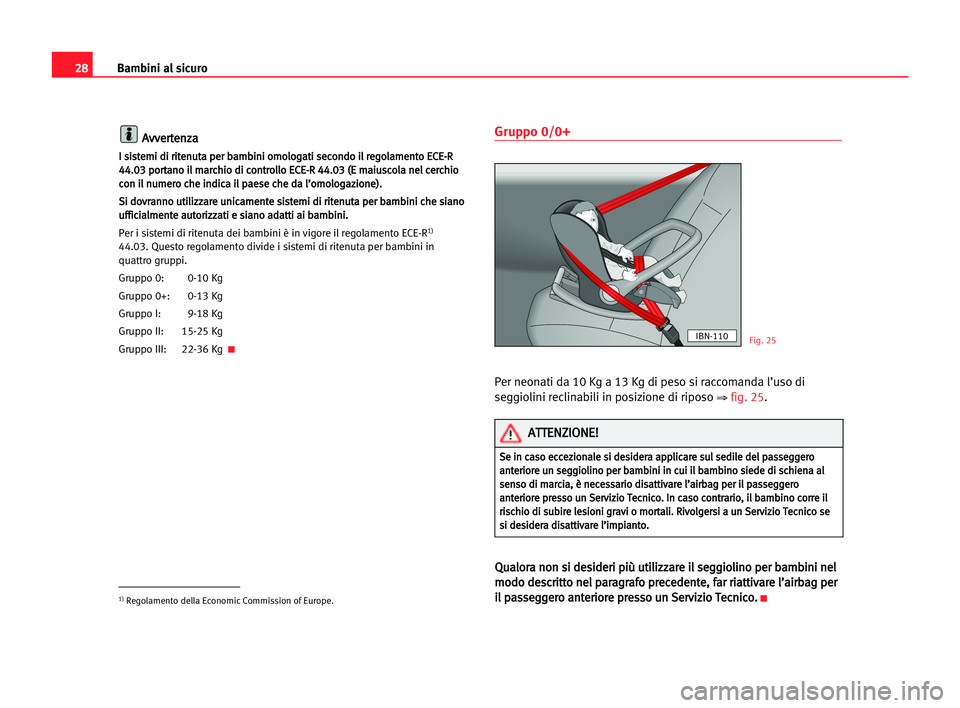 Seat Alhambra 2005 Manuale del proprietario (in Italian) 28Bambini al sicuro
A Av
vv
ve
er
rt
te
en
nz
za
a
I
I ssi
is
st
te
em
mi
i ddi
i rri
it
te
en
nu
ut
ta
a ppe
er
r bba
am
mb
bi
in
ni
i oom
mo
ol
lo
og
ga
at
ti
i sse
ec
co
on
nd
do
o iil
l rre
eg
go
Seat Alhambra 2005 Manuale del proprietario (in Italian) 28Bambini al sicuro
A Av
vv
ve
er
rt
te
en
nz
za
a
I
I ssi
is
st
te
em
mi
i ddi
i rri
it
te
en
nu
ut
ta
a ppe
er
r bba
am
mb
bi
in
ni
i oom
mo
ol
lo
og
ga
at
ti
i sse
ec
co
on
nd
do
o iil
l rre
eg
go