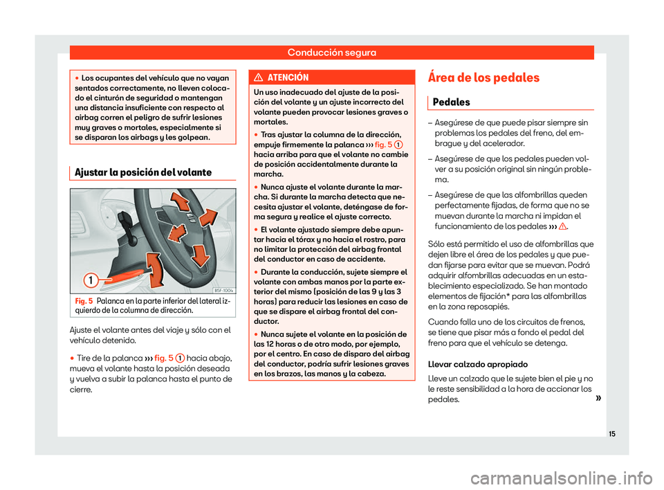 Seat Arona 2020  Manual del propietario (in Spanish) Conducci