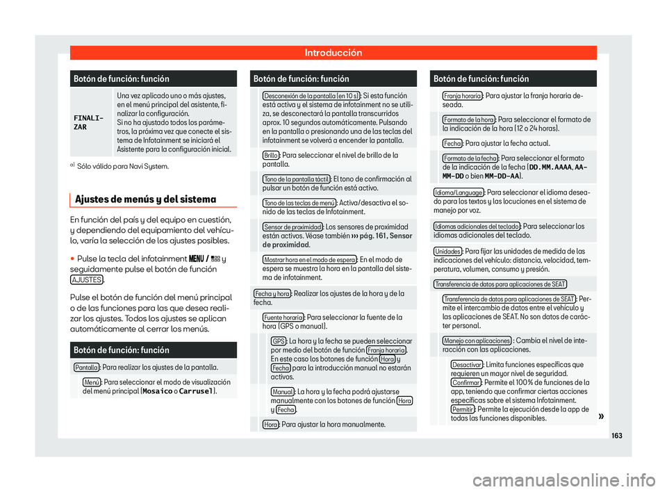 Seat Arona 2020  Manual del propietario (in Spanish) Introducci
