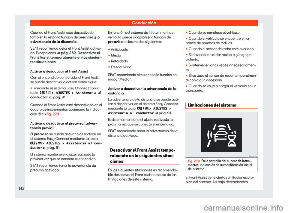 Seat Arona 2020  Manual del propietario (in Spanish) Conducci