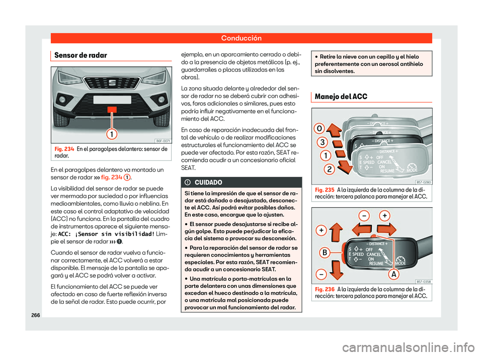 Seat Arona 2020  Manual del propietario (in Spanish) Conducci