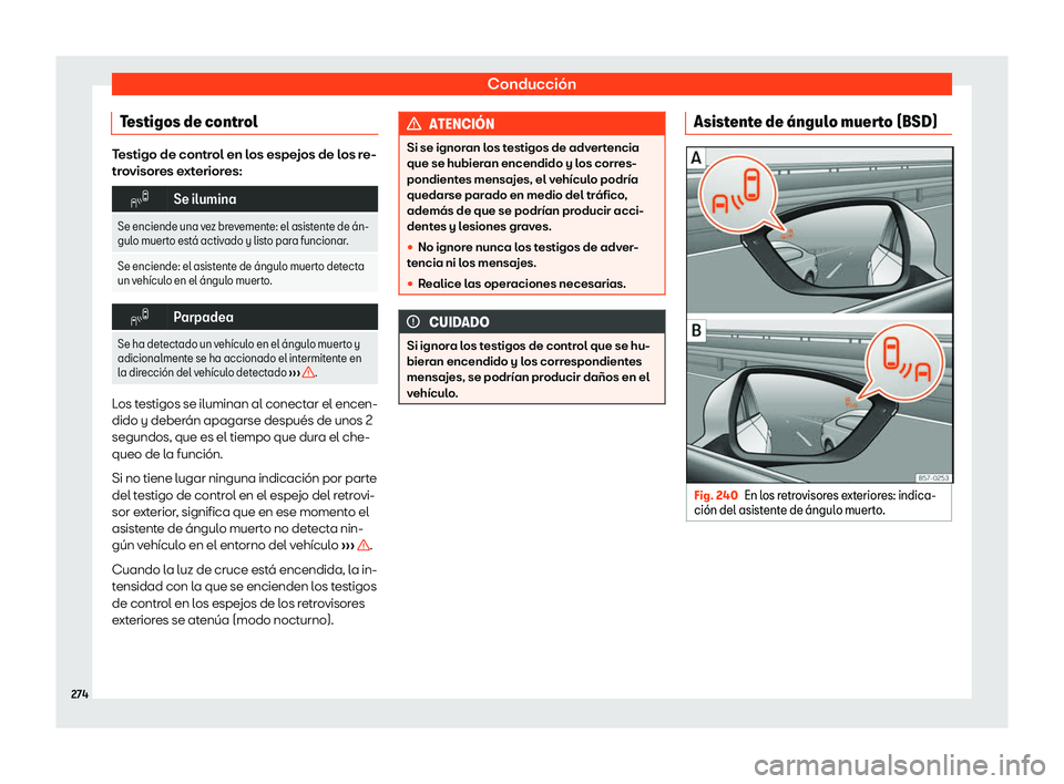 Seat Arona 2020  Manual del propietario (in Spanish) Conducci