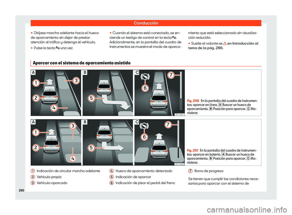 Seat Arona 2020  Manual del propietario (in Spanish) Conducci