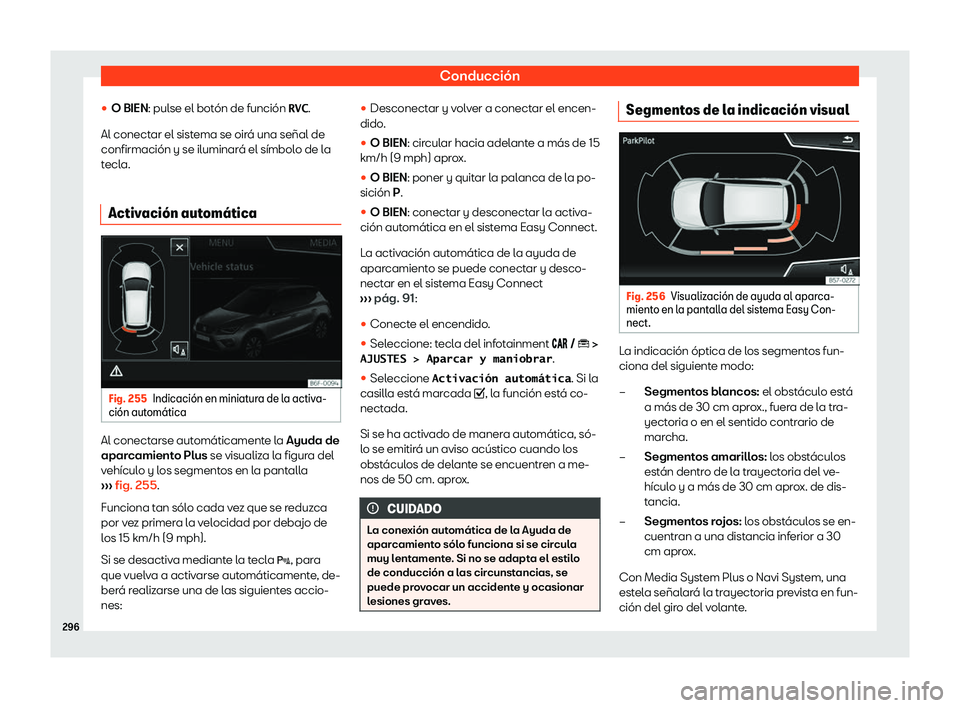 Seat Arona 2020  Manual del propietario (in Spanish) Conducci