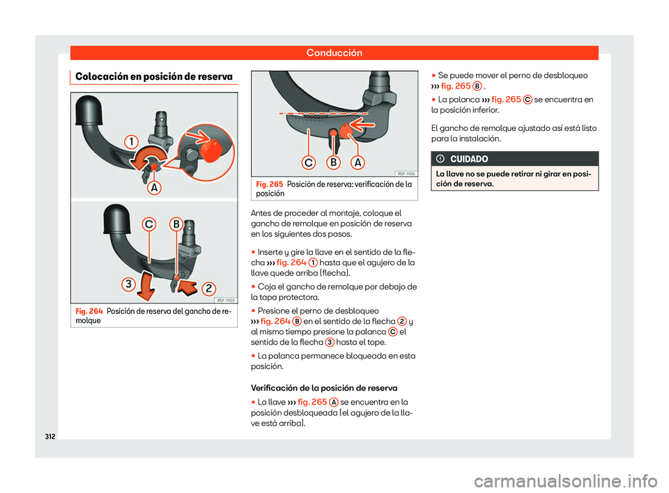Seat Arona 2020  Manual del propietario (in Spanish) Conducci