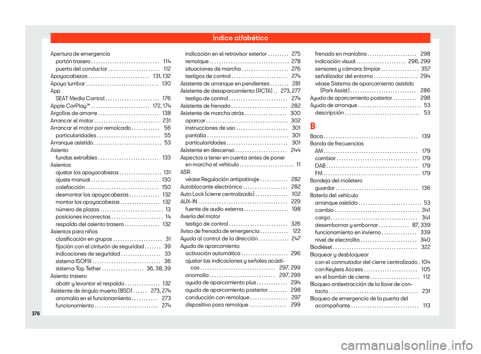 Seat Arona 2020  Manual del propietario (in Spanish) 