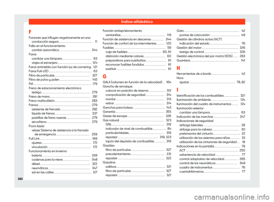 Seat Arona 2020  Manual del propietario (in Spanish) 