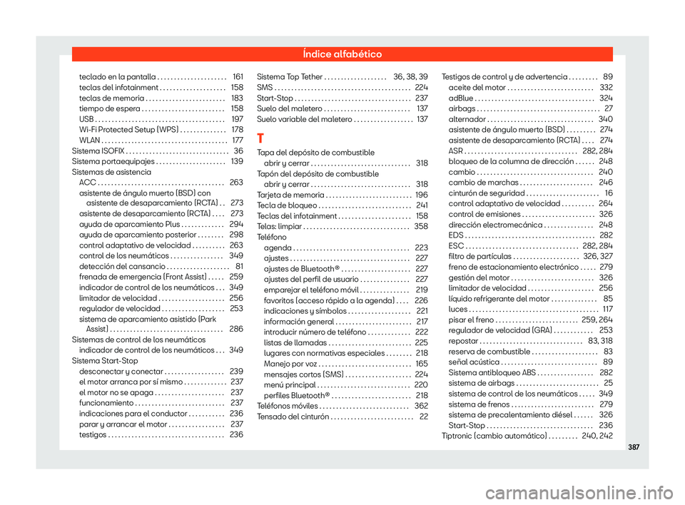 Seat Arona 2020  Manual del propietario (in Spanish) 