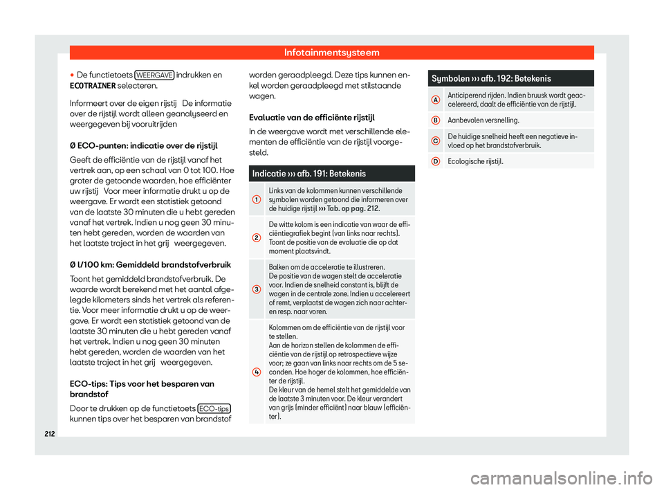 Seat Arona 2020  Handleiding (in Dutch) Infotainmentsysteem
